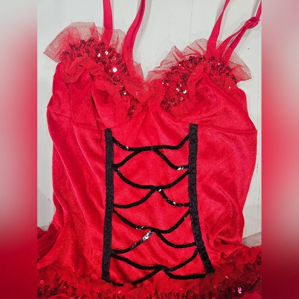 Women's Leg Avenue Sexy Red Velvet love bug costume. DRESS ONLY. Size Xsmall - Picture 6 of 8